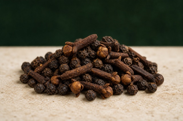 Caryophyllene aroma — smells like Black pepper, clove, warm spice