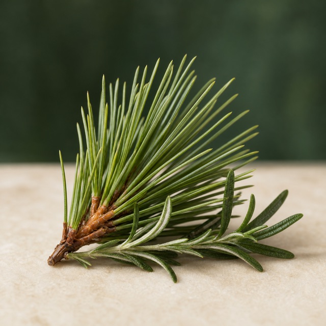 Pinene aroma — smells like Fresh pine, rosemary, forest