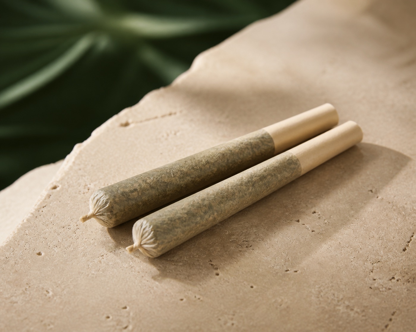 Rolled cannabis pre-roll joints