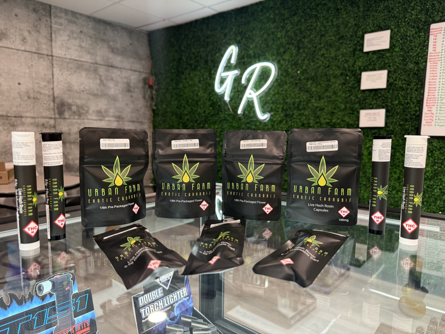 Product at Grass Roots Dispensary